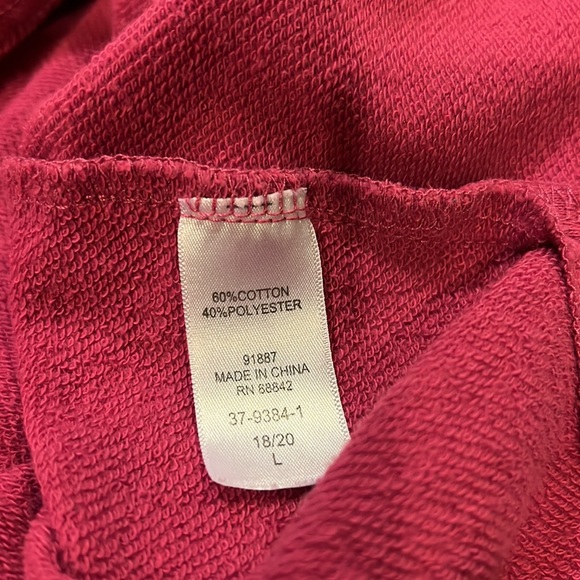 Woman Within Pink Hooded Sweatshirt - Picture 5 of 7